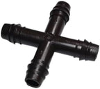 Netafim Techline EZ 12mm Insert Cross – 4-Way Barbed Fitting for Drip Irrigation – Fits Hoses 0.426" ID | 32500-003190 | T12CROSS (25pc) - Image 5