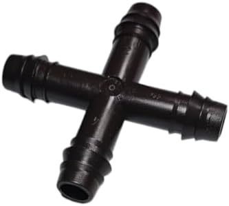 Netafim Techline EZ 12mm Insert Cross – 4-Way Barbed Fitting for Drip Irrigation – Fits Hoses 0.426" ID | 32500-003190 | T12CROSS (50) - Image 5