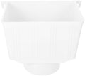 Abaodam White Plastic Downspout Rainwater Diverter Funnel Adapter Connector by Abaodam