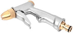 High Pressure Water Spray Gun Metal Brass Nozzle Garden Hose Pipe Lawn Wash Sprayer Sprinkler Tool Guns(Silver) - Image 3
