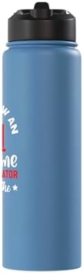 Awesome Car Restorator Oldtimer Cars Mechanic Stainless Steel Insulated Water Bottle - Image 2