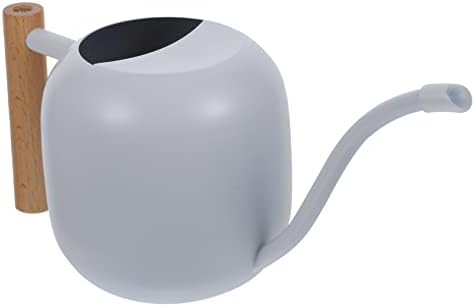 Happyyami 2pcs Watering Can Indoor Plants Succulent Plants Small Plant Misters Pot Watering Flower Kettle House Plants Outdoor Plants Metal Household Watering Pot White Stainless Steel - Image 3