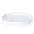 Phoenix Vine 14 Inch Plastic Plant Saucer Water Drip Tray, Heavy Sturdy Round Plant Drainage Tray for Indoors Outdoor, Matte White, 21-TY-14W-1 by Phoenix+Vine
