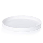 Phoenix Vine 14 Inch Plastic Plant Saucer Water Drip Tray, Heavy Sturdy Round Plant Drainage Tray for Indoors Outdoor, Matte White, 21-TY-14W-1 by Phoenix+Vine