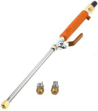 High Pressure Washer Nozzle Washer Wand Hose Nozzle Watering Sprayer Cleaning Tool, for Car/Garden Cleaning(Orange) by Unknown