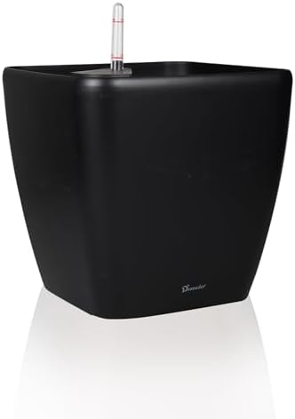 Dexceder 15x14 Self Watering Planter with Wheels (Black Matte) by Dexceder