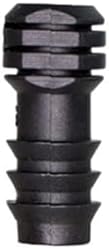 16mm 20mm 25mm PE Pipe Barb Connectors Tee Elbow Straight End Garden Water Drip Irrigation Hose Reducer Splitter Fitting(End Plug,25MM-10 PIECES) by Unknown