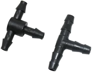 4/7 Hose Tee Connector Water Splitter 1/4" Garden Irrigation Barb Drip Fittings 1000 Pcs(B) - Image 4