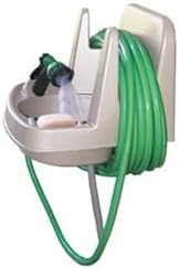 HomeStock Bohemian Bliss Plastic Outdoor Sink, 16.4" H x 16.1" W x 16.9" D, UV Stable, Hose Reel, Ideal for Gardening and Outdoor Use by Homestock