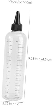 GALPADA 8pcs Oz Graduated Plastic Squeeze Bottle with Pet Material and Precise Dispensing for Kitchen Use, Reusable and Easy to Clean Oil and Sauce Applicator - Image 2