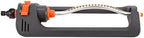 Automatic Oscillating Lawn Sprinkler with 19 Adjustable Spray Patterns Aluminum Alloy Body Heavy-Duty Plastic Base for Garden Irrigation & Yard Watering - Image 4
