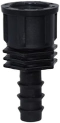 4PCS 1/2" 3/4" Threaded 16 20 25MM PE Hose Barb Tee Connector Garden Drip Irrigation Adapter Tubing Coupling Repair(SPL11-229-16MM-4PCS) by Unknown