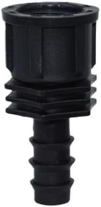 4PCS 1/2" 3/4" Threaded 16 20 25MM PE Hose Barb Tee Connector Garden Drip Irrigation Adapter Tubing Coupling Repair(SPL11-229-16MM-4PCS) by Unknown