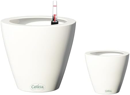 Self-Watering Planters, 2-Pack, 10.2 Inch, White - Image 4