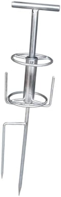 Baoblaze Garden Hose Guide Spike Garden Hose Holder Freestanding,Rack,Organizer,Heavy Duty Auxiliary Watering Hose Reel for Lawn Yard, Style B by Unknown