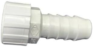 Barbed Female Hose End with Swivel – Connects to Male Hose Thread – Schedule 40 PVC Barbed Fitting – Leak-Resistant, Durable Swivel Hose Adapter for Irrigation and Garden Systems (3/4" Barb x FHT, 25) by DripWorks