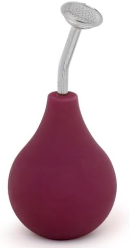 Warped Woven Wet Felting Bulb Sprinkler, Nickel-Plated Brass and Silicone, 250ml, Gentle Rain Effect, for Nuno Felting and Wool Fibers | Made in Germany (Eggplant) by Unknown