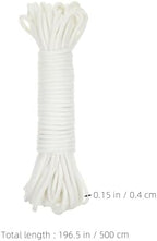 4pcs Absorbent Cotton Rope: 4mm Thick Self-Watering Wick Cord String System - Indoor & Outdoor Vacation Plant Cord Watering Baskets Use - Image 2