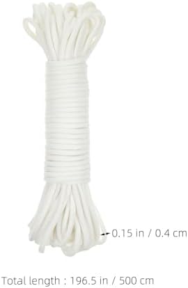 KICHOUSE 4pcs Self Watering Rope for Planters - Hydroponic Wick Irrigation Cord - 4mm Thick Capillary Watering String for Garden Indoor Plant Care - Image 2
