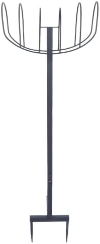 Kisangel Freestanding Garden Hose Holder, No Messy Tangled Hose, Black by Kisangel