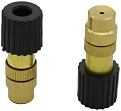 Garden Lawn Sprinkler Irrigation System Atomized Brass Nozzle Sprayer Drip Irrigation Plant Watering Sprinkler Garden Sprayer Greenhouse Cooling System 15 Pieces by Unknown
