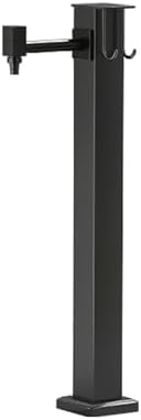 Stainless Steel Outdoor Antifreeze Water Column, All-Copper Faucet, Garden Faucet with Free-Standing Hose Holder(Small) by Unknown