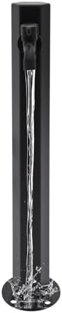 304 Stainless Steel Cylindrical Vertical Garden Water Column,Freestanding Hose Stand,Outdoor Antifreeze Faucet Hydrant Water Feature Fountain, for Irrigation and Lawn - Image 7