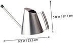 Stainless Watering Can 400ml for Home Garden Plants and Flowers - Image 2