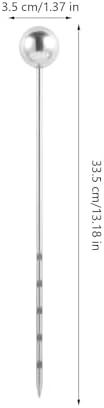 Toyvian 14-inch Stainless Steel Soil Sampler Probe with Handle for Indoor and Outdoor Plant Soil Testing and Moisture Monitoring Gardening Tool - Image 2