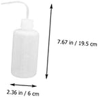 20 Pcs Pointed Watering Bottle Squeeze Bottles for Liquids Watering Can Indoor Hydro Jug Water Bottle Plant Squeeze Bottles Watering Applicator Bottle Bend Mouth Safety Wash Bottle(As Shownx2pcs,19.5X - Image 3
