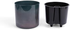 rePotme 8 inch Self Watering Plant Pot for Indoor Plants, African Violets, Succulents, The Aqua Core Collection (Granite Slate) - Image 3