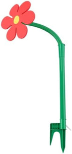 POCREATION Garden Sprinkler 360 Rotating, Dual Peg Base 41.7in - Image 2