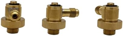 Arbiter Backflow Quick Connect Test Fittings (Brass, 1/4" Swivel (Set of 3)) by Arbiter