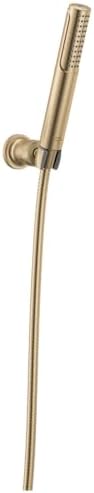 Delta 2-Setting Brushed Gold Wall Mount Handheld Shower Head with ProClean Spray, Hand Held Shower Head and Hose with High Pressure Spray, Lumicoat Champagne Bronze 55537-CZ-PR by Unknown