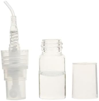 50pcs Mini Clear Perfume Glass Bottles Refillable Spray 2ml 3ml 5ml 10ml Travel by Unknown