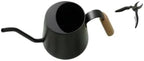 Long-Spout Metal Watering Can Gooseneck Watering Can Polished Finish Stainless Steel Watering Can Water Pitcher Easy to Fill Gentle Stream - Image 3