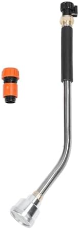 FTVOGUE Garden Hose Watering Wand Press Switch Control Ergonomic Design Stainless Steel Aluminum Construction with Adjustable Spray Patterns for Plants Cars AC Yards (60CM) - Image 4