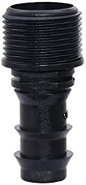 Garden 4PCS Thread Connector to Barb, PE Hose Adapter Drip Irrigation Watering System (Color : SPL11-226-20MM-4PCS) by Unknown