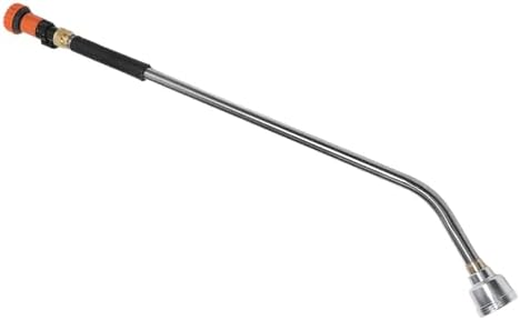 VBESTLIFE Garden Hose Watering Wand Long Nozzle Sprayer with Press Switch Control, 36-Inch Stainless Steel Aluminum, Leak Proof Washer Included for Plant Lawn Garden Car Wash (90CM) - Image 7