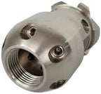 1" Rotating Nozzle High Pressure Rotating Nozzle Sewer Mine Cleaning Water Gun Nozzle Sludge Side 4 Rear 6 Holes Cleaning(1 female 170LPM) - Image 6