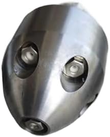 Stainless Steel High Pressure Piping Nozzle, 9 Holes, 1' Thread - Image 6