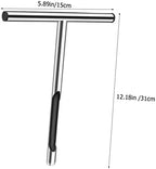 Stainless Steel T Handle Soil Sampler Probe Core Soil Sampling Tool for Lawn Garden Agriculture and Forestry Compact Lightweight Easy to Clean and Durable Soil - Image 2