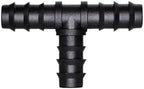 PE Pipe Barb connectors, tees, Elbows, Straight-Through end Plugs, Garden drip Irrigation Hoses, reducers, splitters(Tee,25mm,2 Pieces) by Unknown