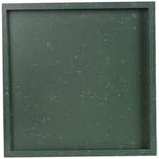 Plant Trays Plant Watering Pallet Imitation Cement, Indoor Outdoor Square Planter Drip Trays Flower Pots Saucers(Green,XL) by Unknown