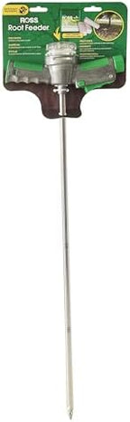 Ross Heavy Duty Metal Root Feeder, Deep Root Watering Tool and Fertilizer Injector, 31.5" x 10" by Ross