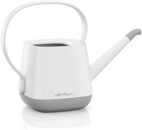 YULA Watering Can for Houseplants, White and Grey, 1.7 L by LECHUZA