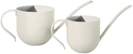 White Watering Can 50oz Stainless Steel for Indoor Plants - Image 2