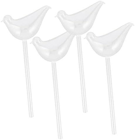 ibasenice 4pcs Glass Plant Watering Globes Automatic Watering for Plants by ibasenice