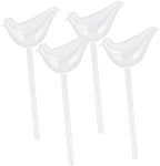 ibasenice 4pcs Glass Plant Watering Globes Automatic Watering for Plants by ibasenice