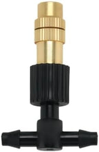 10–100Pcs Adjustable Brass Spray Nozzles with 1/4" Tee Joint by Unknown